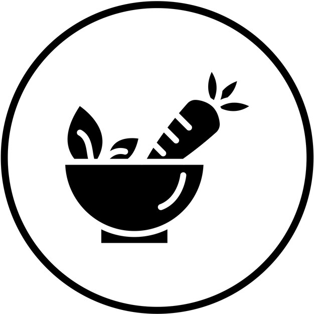 Vectorontwerp Salad Icon Style