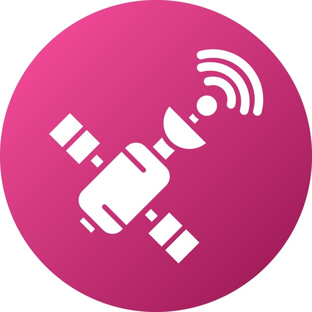 Vectorontwerp Satellite Icon Style