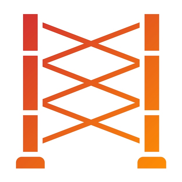 Vectorontwerp Scaffolding Icon Style