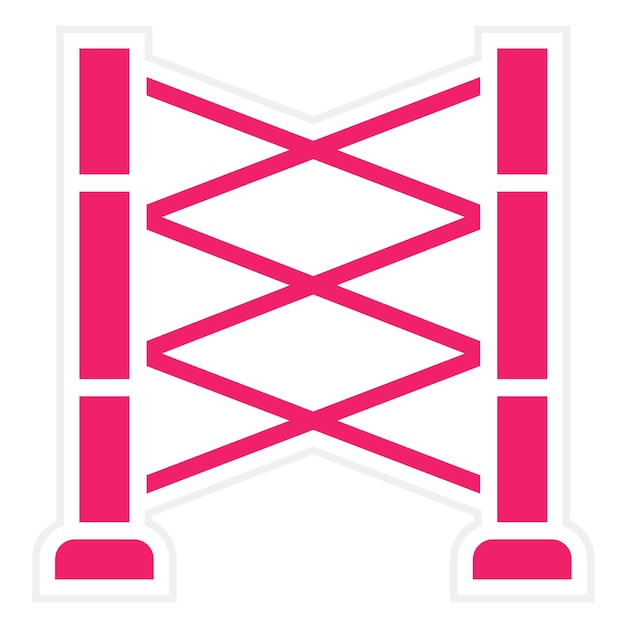 Vectorontwerp Scaffolding Icon Style