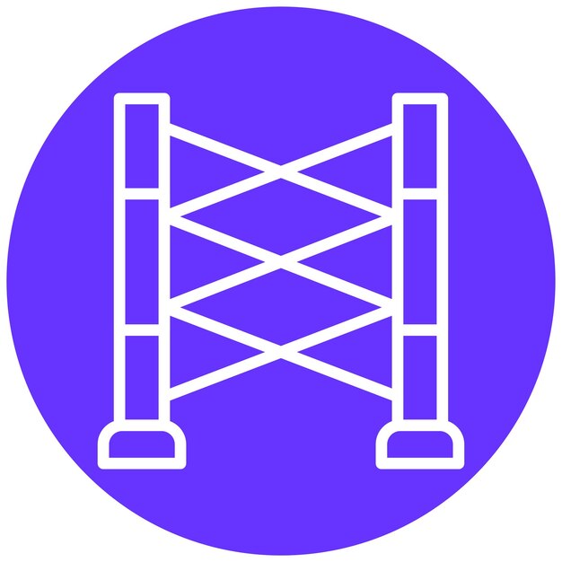 Vectorontwerp Scaffolding Icon Style