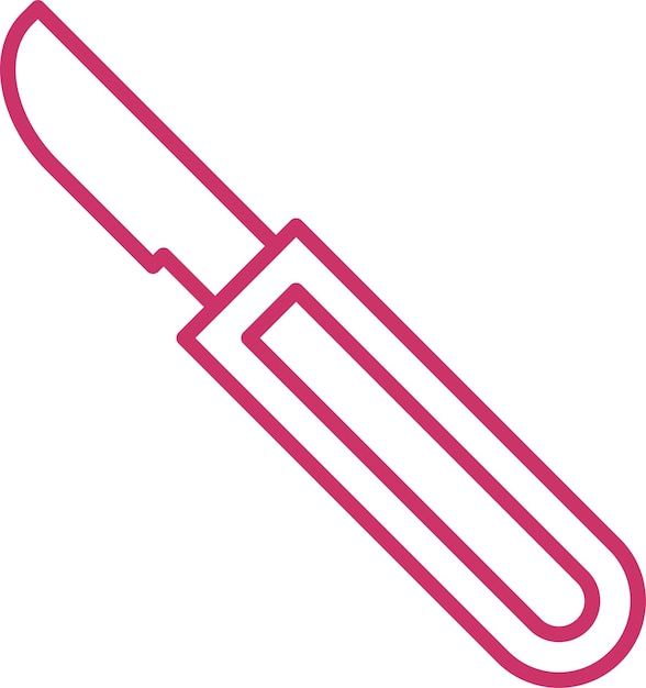 Vectorontwerp Scalpel Icon Stijl
