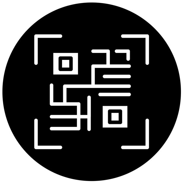 Vectorontwerp scan Icon Style