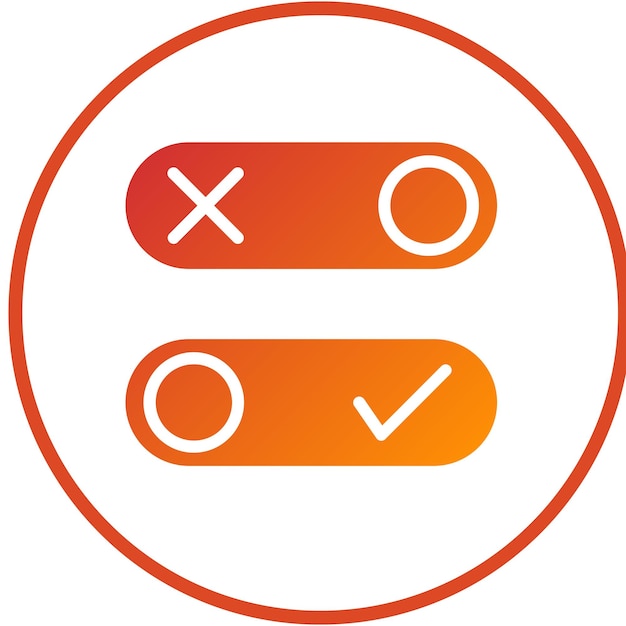 Vectorontwerp Schakelaar Icon Stijl
