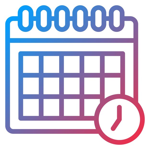 Vectorontwerp Schedule Icon Style