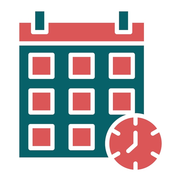 Vectorontwerp Schedule Icon Style
