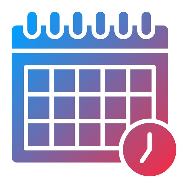 Vectorontwerp Schedule Icon Style