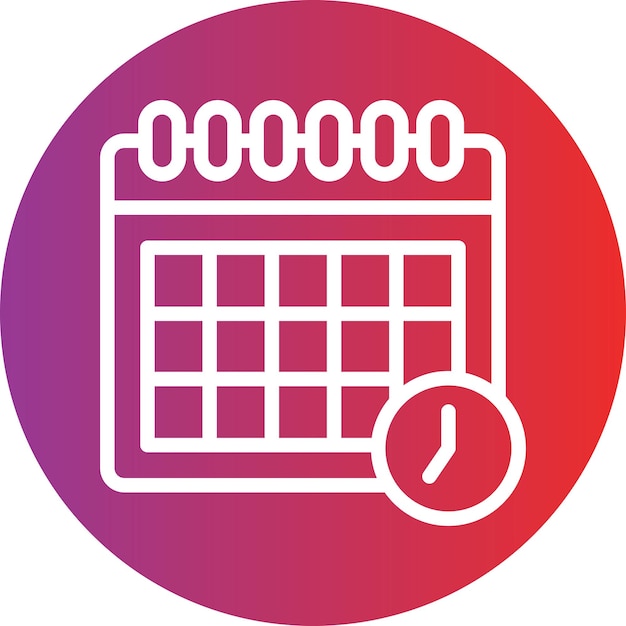 Vectorontwerp Schedule Icon Style