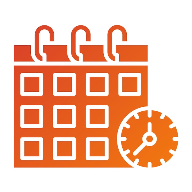 Vectorontwerp Schedule Icon Style