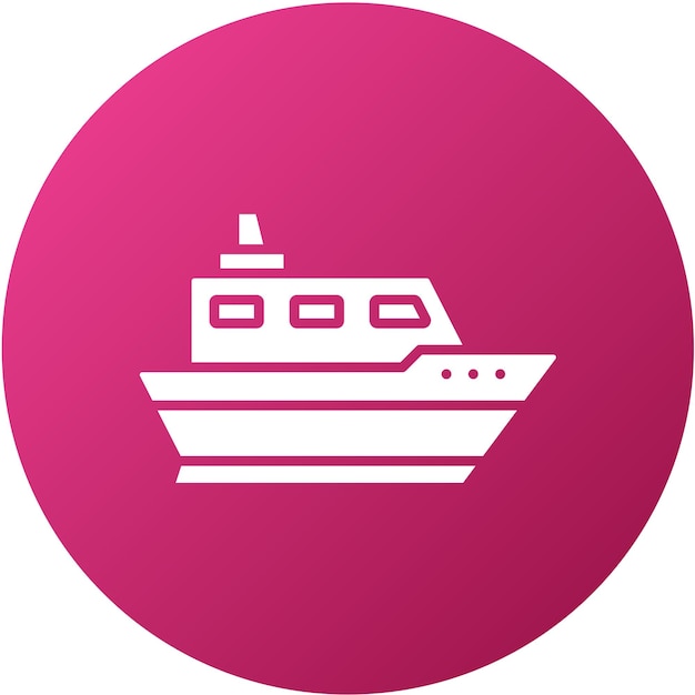 Vectorontwerp scheepsicoonstijl