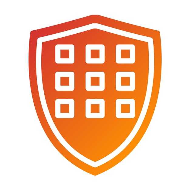 Vectorontwerp Schild Matrix Icon Style