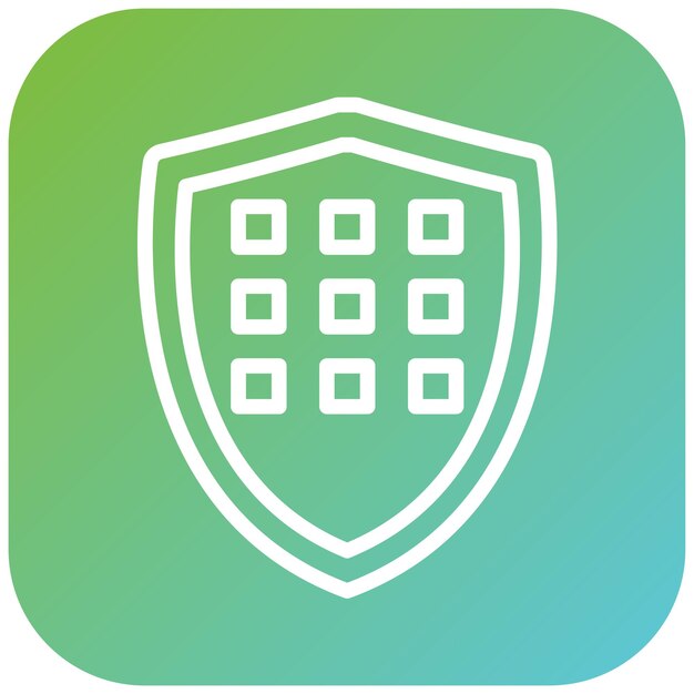 Vectorontwerp Schild Matrix Icon Style