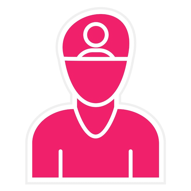 Vectorontwerp Schizofrenie Icon Style