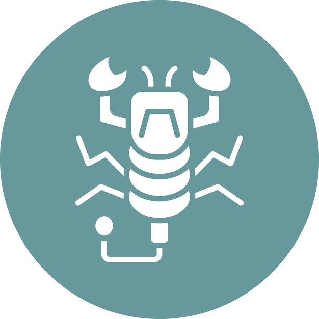 Vectorontwerp Scorpion Icon Style