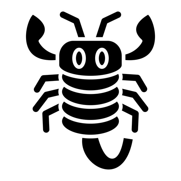 Vectorontwerp Scorpion Icon Style