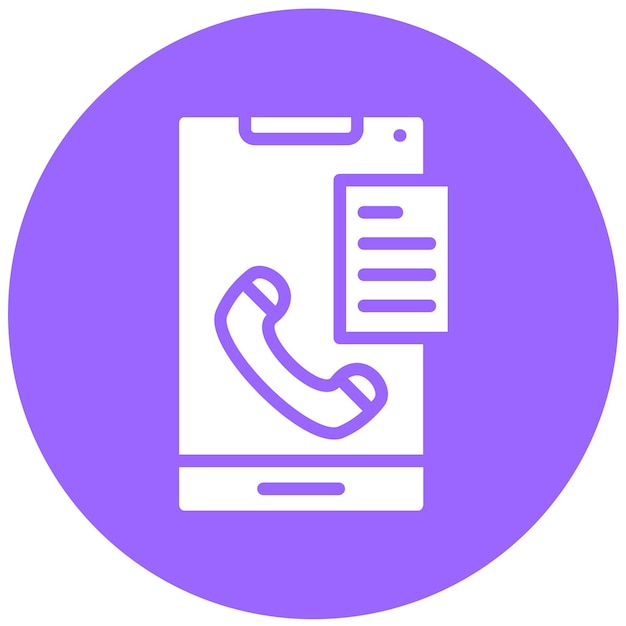 Vectorontwerp Scripted oproepen Icon Style