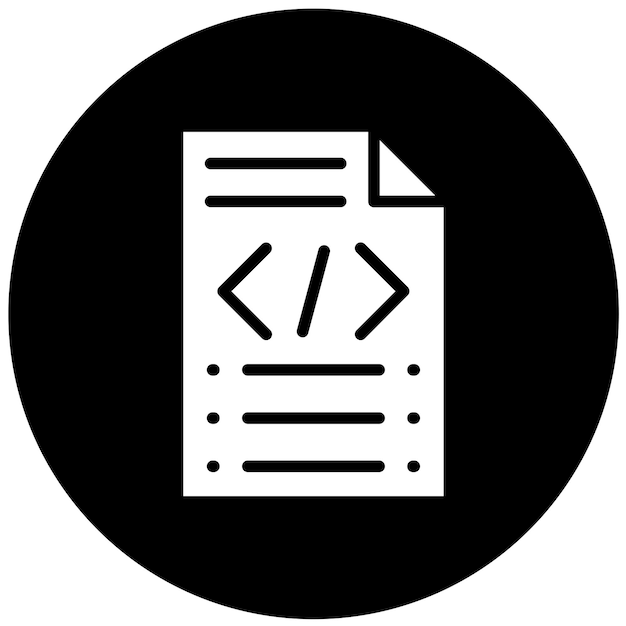 Vectorontwerp scripting icoon stijl