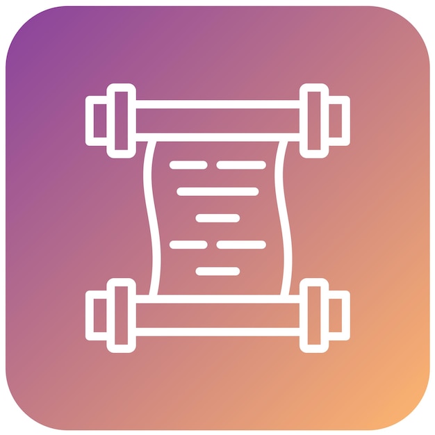 Vectorontwerp Scroll Icon Stijl