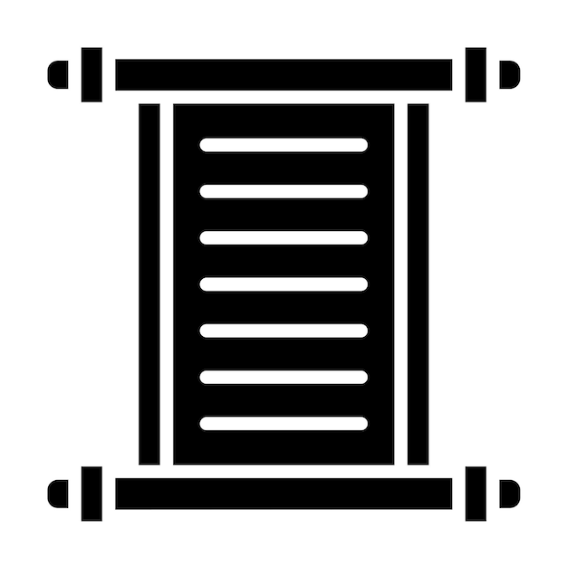 Vectorontwerp Scroll Icon Stijl