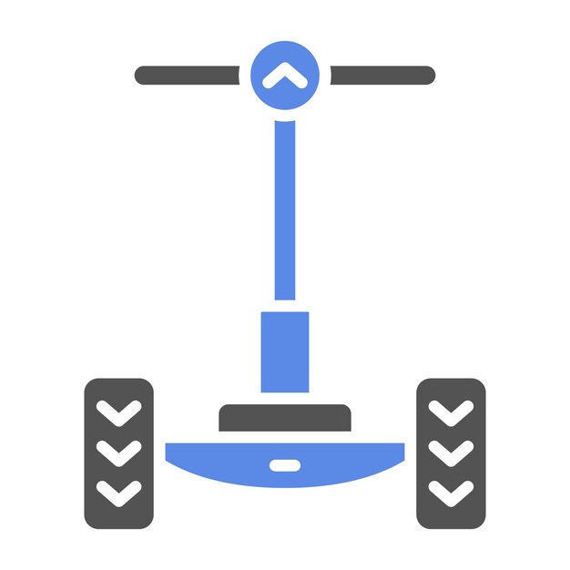 Vectorontwerp Segway Icon Style