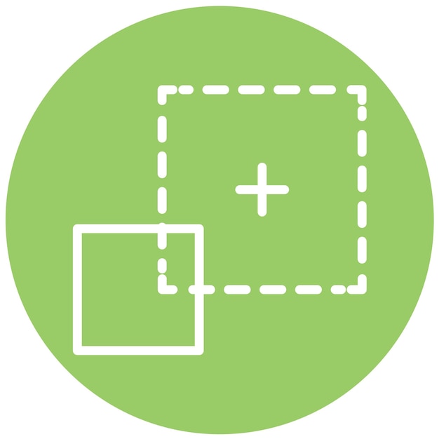 Vectorontwerp Selectie Border Icon Style