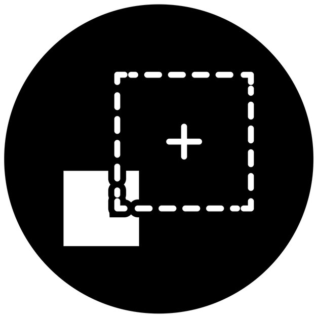 Vectorontwerp Selectie Border Icon Style