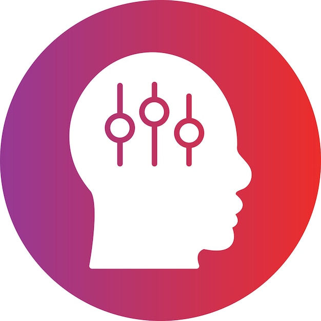 Vectorontwerp Self Control Icon Style