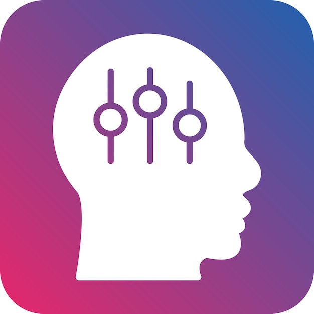 Vectorontwerp Self Control Icon Style