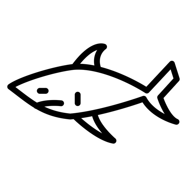 Vectorontwerp Shark Icon Style