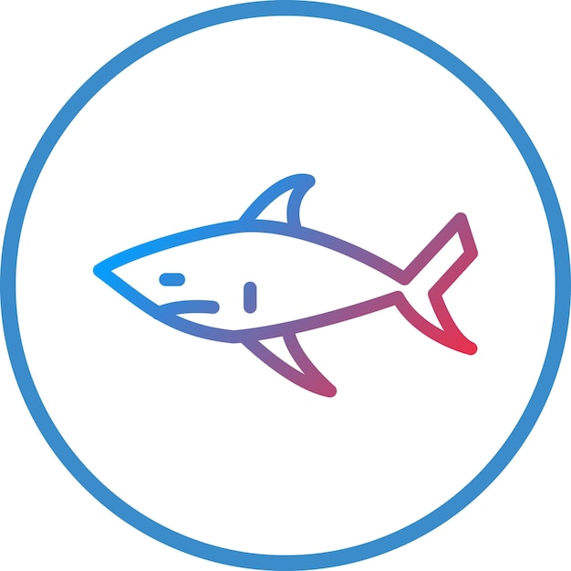 Vectorontwerp Shark Icon Style