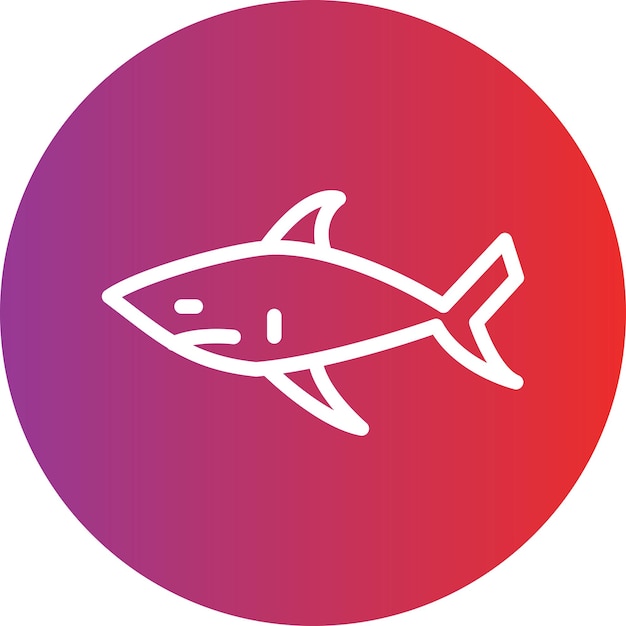 Vectorontwerp Shark Icon Style