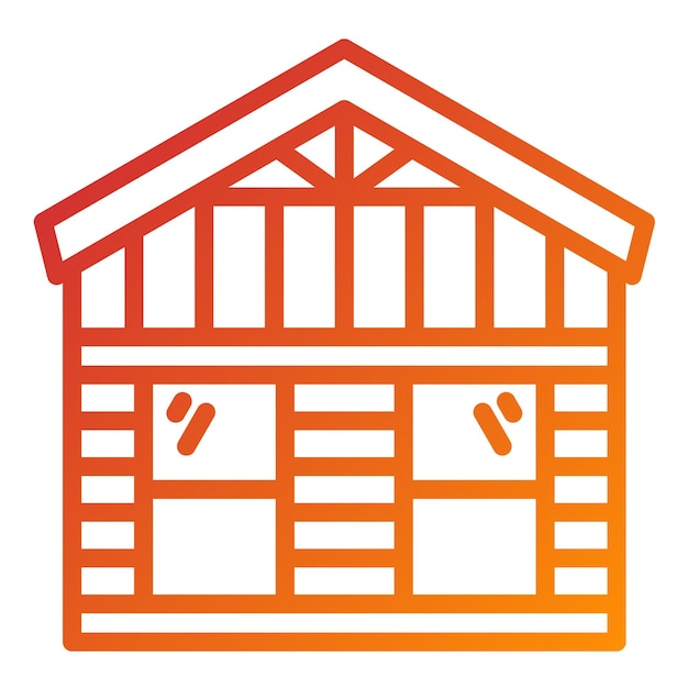 Vectorontwerp Siding Icon Style