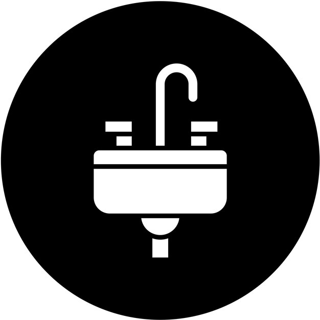 Vectorontwerp Sink Icon Style