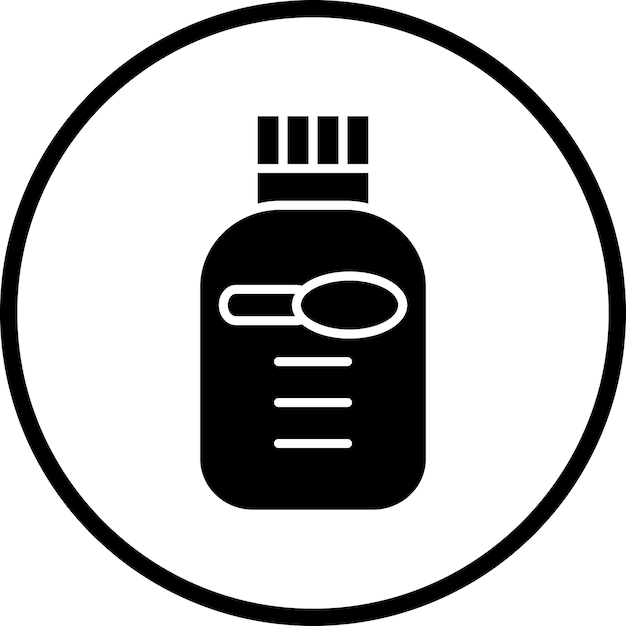 Vectorontwerp Sirup Icon Style