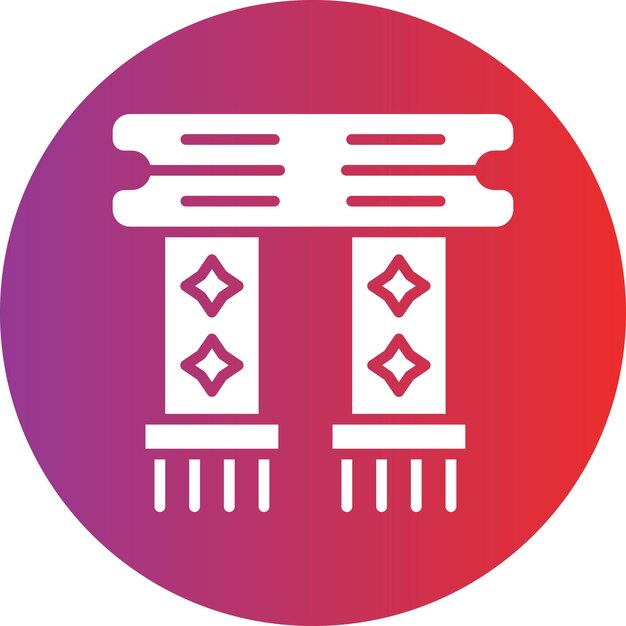Vectorontwerp Sjarf Icon Style