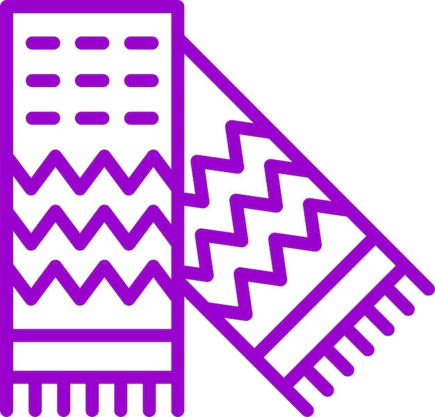 Vectorontwerp Sjarf Icon Style