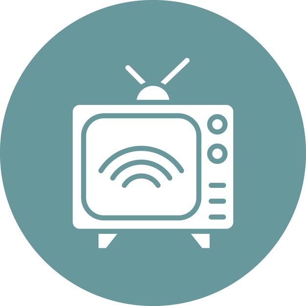 Vectorontwerp Smart TV Icon Style