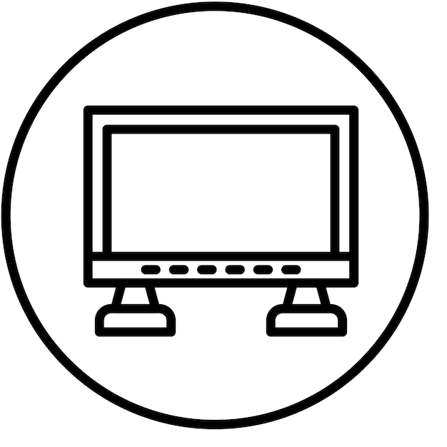 Vectorontwerp Smart TV Icon Style