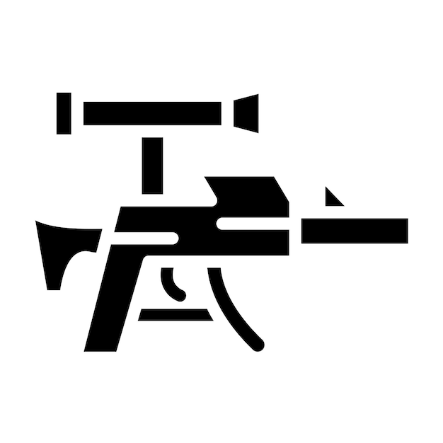 Vectorontwerp Sniper Icon Style