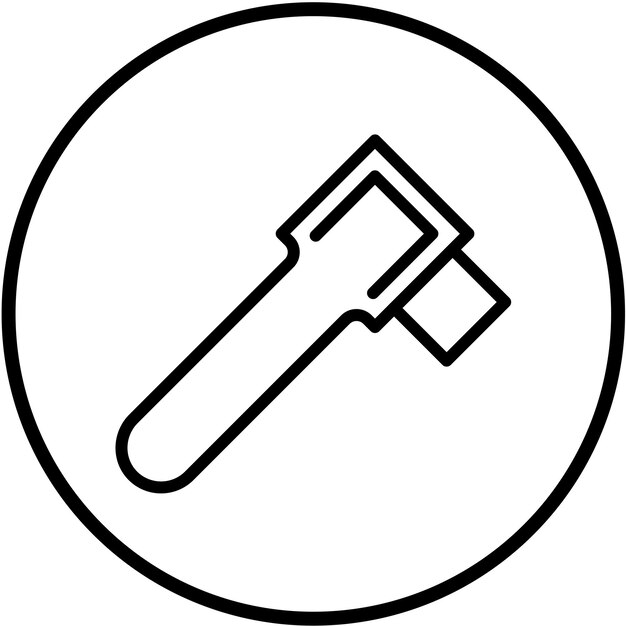 Vectorontwerp Socket Wrench Icon Style