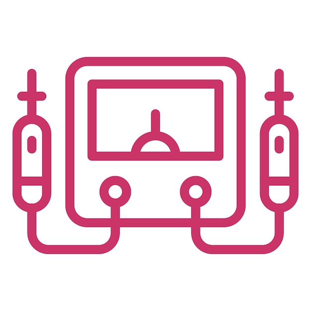 Vectorontwerp spanning indicator pictogram stijl