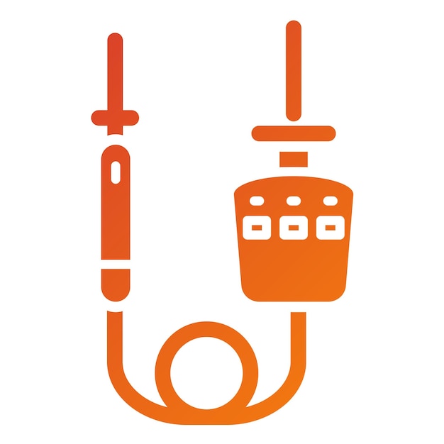 Vectorontwerp spanning indicator pictogram stijl