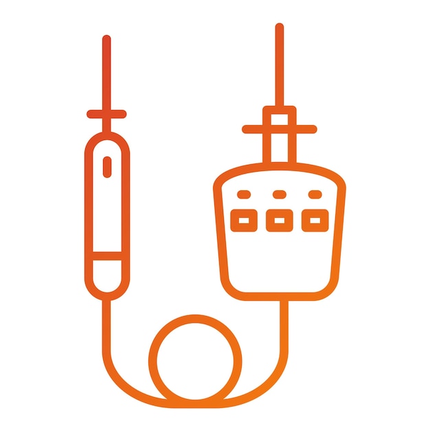 Vectorontwerp spanning indicator pictogram stijl
