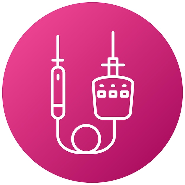 Vectorontwerp spanning indicator pictogram stijl