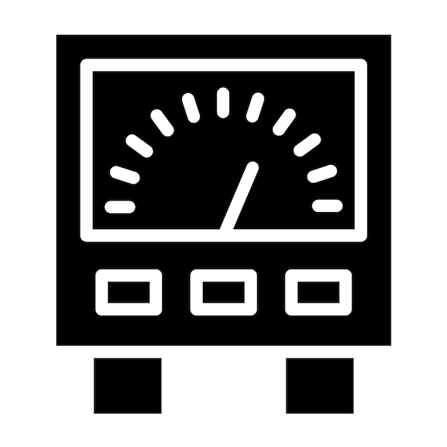 Vectorontwerp Spanningsregelaar Icon Style