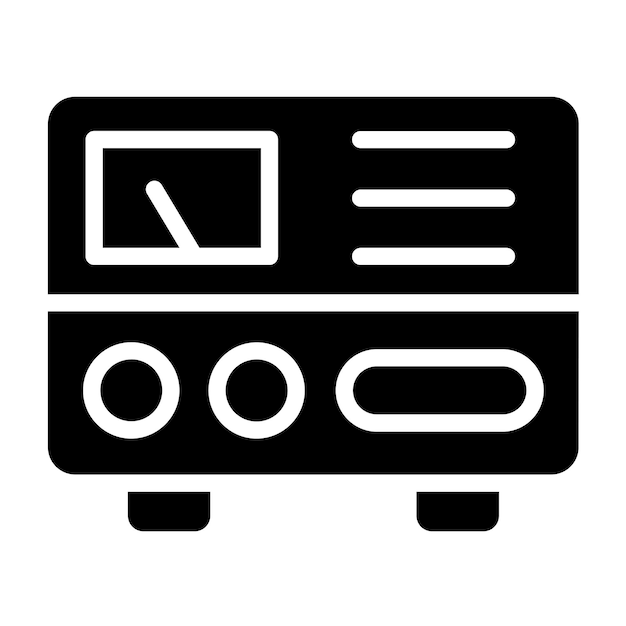 Vectorontwerp Spanningsstabilisator Icon Style