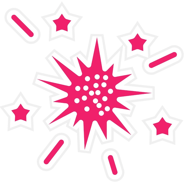 Vectorontwerp Spark Icon Style