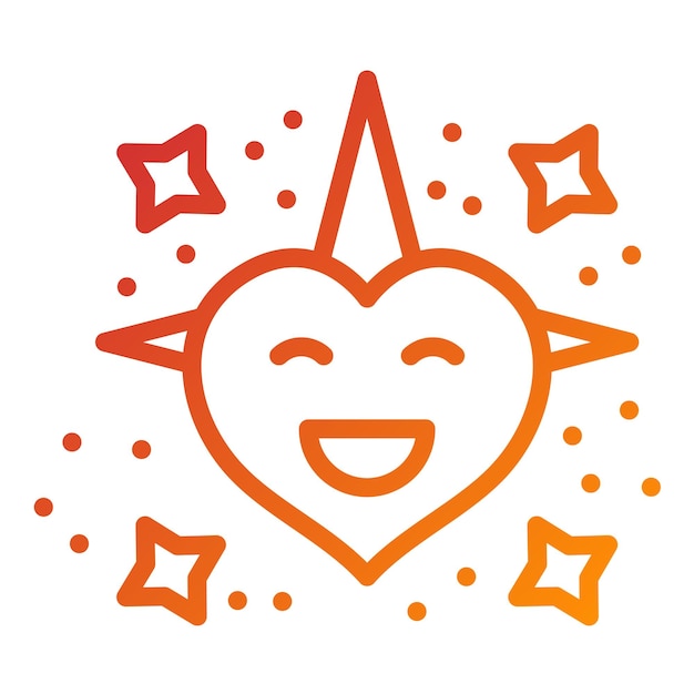 Vectorontwerp Spark Joy Icon Style