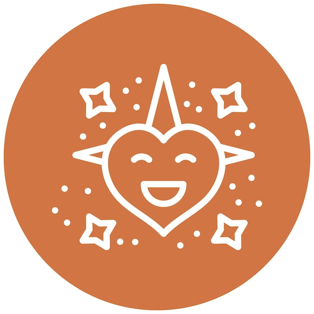 Vectorontwerp Spark Joy Icon Style