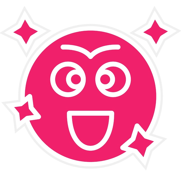Vectorontwerp Sparkle Craze Icon Stijl